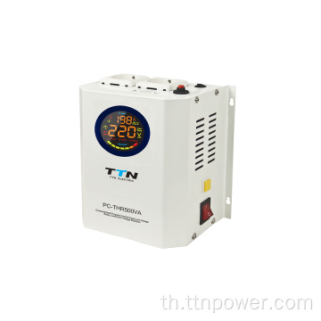 PC-THR500VA-2KVA ติดผนัง /แขวนบนเครื่องควบคุมแรงดันไฟฟ้า AC